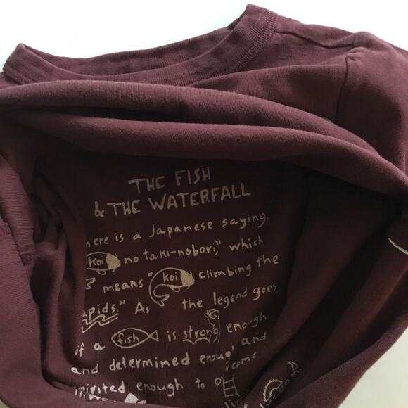 Tea Collection The Fish & The Waterfall graphic tee - Picture 5 of 6